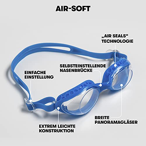 Arena Uniseks Gafas Airsoft Okulary do Pływania, Wielokolorowy - obrazek 3