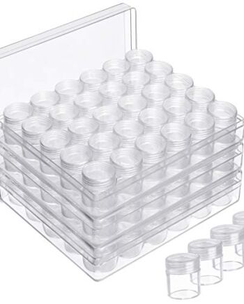 Kurtzy przezroczyste plastikowe pudełko do przechowywania z 30 słoikam