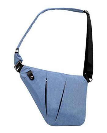 Torba crossbody unisex antykradzieżowa szarfa