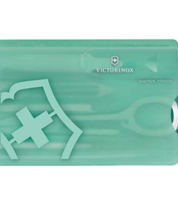 Victorinox SwissCard Classic Fresh Energy Scyzoryk Format Karty Kredytowej, Tworzywo Sztuczne, Zielony, 82 mm