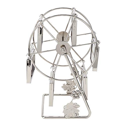 ciciglow Ramka na zdjęcia ze zdjęciem, dekoracja, biurko, blat stołu w stylu vintage, metalowa, obrotowa ramka na zdjęcia - obrazek 7