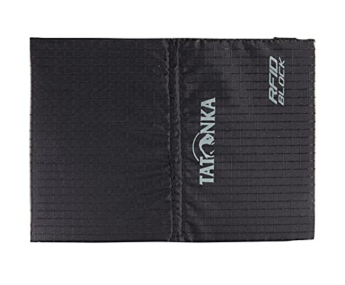 Tatonka Card Holder RFID B - etui na karty kredytowe z blokadą RFID - certyfikat TÜV - pasuje do co najmniej 4 kart kredytowych - chroni przed kradzieżą danych - 9,5 x 6 cm - czarne - obrazek 5