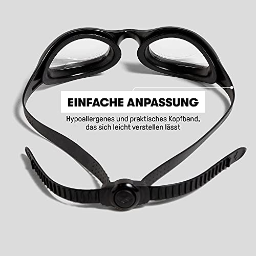 Arena Spider Okulary do Nurkowania, Niebieski/Przezroczysty, Uniwersal - obrazek 3