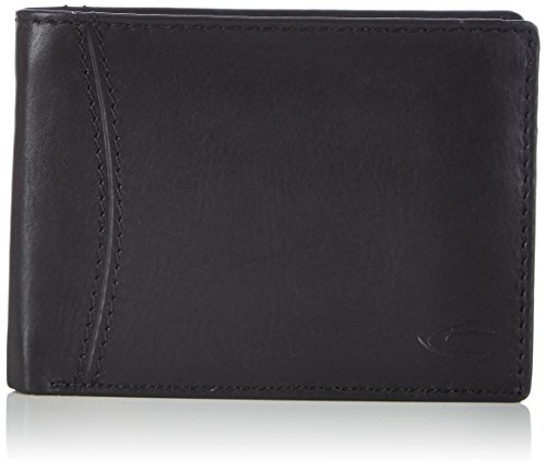 camel active, Cordoba, portfel męski, format poziomy, czarny, 12,5 x 2