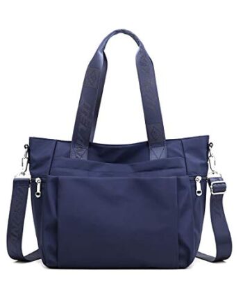 YANAIER Damska torebka wodoodporna nylonowa duże torby na ramię torba na ramię torby hobo na zakupy podróż na co dzień