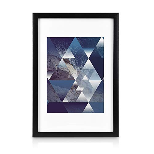 bomoe 30szt Zestaw ramek na zdjęcia Emotion - Ramka na zdjęcia Kolaż na ścianę - Multi Ramka na zdjęcia Drewno i szkło plastikowe - 10x 10x 10,5x15cm / 15x 13x18cm / 5x 20x30cm - Czarna Ramka na zdjęcia - obrazek 8