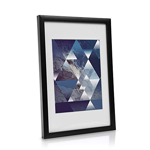 bomoe 30szt Zestaw ramek na zdjęcia Emotion - Ramka na zdjęcia Kolaż na ścianę - Multi Ramka na zdjęcia Drewno i szkło plastikowe - 10x 10x 10,5x15cm / 15x 13x18cm / 5x 20x30cm - Czarna Ramka na zdjęcia - obrazek 7