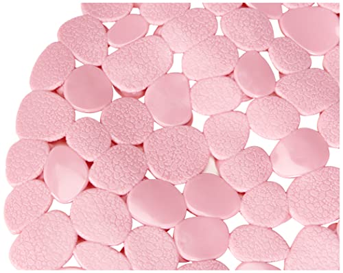Douceur d'Intérieur Mata łazienkowa Pebble Design 69 x 36 x 1 cm Rose Poudré - obrazek 3