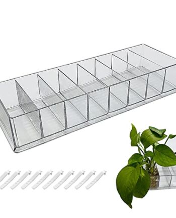 Akrylowy organizer na kosmetyki na cienie do powiek, 8 przegródek, szuflady, akrylowy organizer do cieni do powiek, organizer na kosmetyki, przezroczysty, akrylowy, 8 przegródek, do przechowywania drobnych przedmiotów