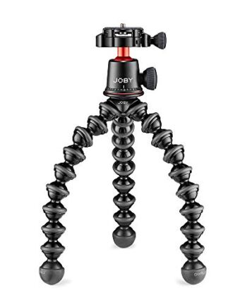 Joby GorillaPod 3K PRO Kit, Leichtes, Flexibles Stativ für Foto, Videoaufnahmen, Spiegellose Systemkameras mit Kugelkopf für Vlogging, Content Creation, für Canon, Nikon, Sony, Aluminium