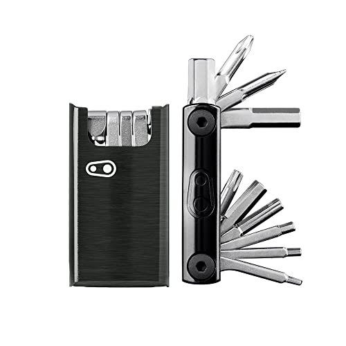 Crankbrothers Uniseks F10+ 16091 Multitool, Czarny, 15 x 10 x 3 cm