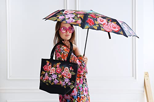 VON LILIENFELD Torebka damska ogród różany Shopper Wymiary L42 x H30 x - obrazek 2