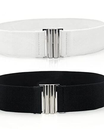 FDDG Pasek Męski, 2 Sztuki, Elastyczny Pasek Bez Sprzączek, Niewidoczn