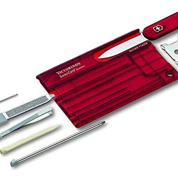 Victorinox Swisscard Quattro 07200T Narzędzie Wielofunkcyjne, Czerwony