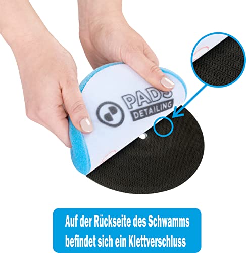 DetailingPads Zestaw 5 padów polerskich – gąbka do polerowania 150 mm – zestaw padów polerskich 150 mm – zestaw do polerowania samochodu – renowacja lakieru – gąbka do polerowania 150 mm – pad do polerowania 150 mm – pianka do polerowania (płyty) - obrazek 5