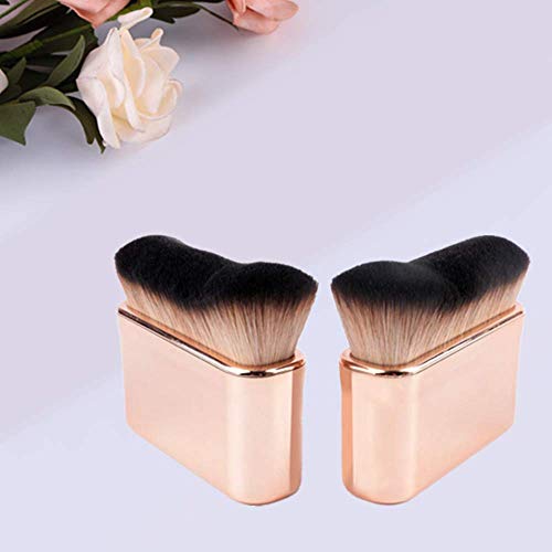 Pędzel do podkładu, profesjonalny pędzel do makijażu, Kabuki, pędzel do twarzy, falisty kształt, szczotka do ciała, do mieszania płynnego balsamu, pudru, kremu, korektora - obrazek 6