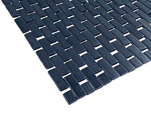 WENKO 22106100 Mata łazienkowa Bamboo White - antypoślizgowy spód, bam - obrazek 3