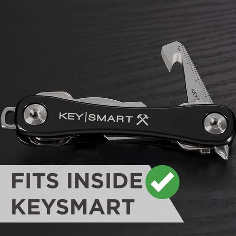 KeySmart Multitool - wielofunkcyjne narzędzie do kluczy 5 w 1 z obcinaczem do pudełek, podważaniem, krzyżakiem i śrubokrętem z płaskim łbem - obrazek 2