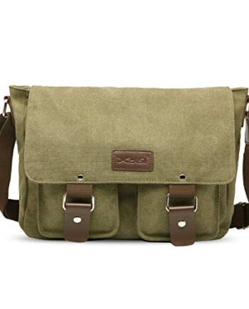 FANDARE Torba na ramię z płótna vintage unisex torba na ramię męska/da