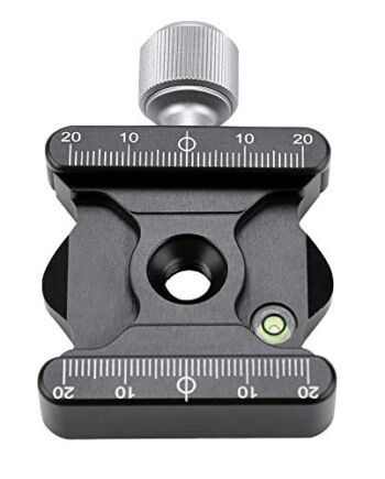 Sxhlseller Zacisk szybkozłączny, DE-50 stop aluminium szybka płyta zaciskowa adapter 3/8" do Arca SWISS, RRS, KIRK, WEMBLEY, MARKINS, SUNWAYFOTO, Benro, SIRUI