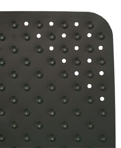 RIDDER mata prysznicowa, mata prysznicowa ok. 54 x 54 cm, płaska, czarna | przyjazna dla alergików | Made in Germany | trwała | nadaje się do recyklingu | nadaje się do prania | nie zawiera PCW - obrazek 7