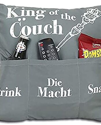 Kamaca poduszka 30 cm x 50 cm z napisem „Lieblingsmensch” Kissen 30 x 50 gefüllt inkl. Kissenbezug King Of The Couch