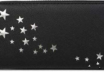 styleBREAKER 02040115 Portfel damski z metalowymi wycięciami w kształc