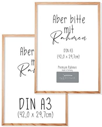 Kopenhaga ramka na zdjęcia, zestaw 2 szt. (dwupak), DIN A5, ramka z dr