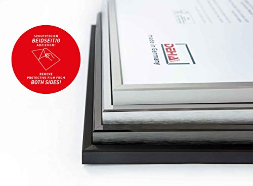 DEHA Design Ramka na zdjęcia Boston, 21x29,7 cm (A4), Srebrny matowy - obrazek 6