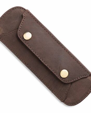 Naramiennik premium do toreb kurierskich od Leabags, z prawdziwej skóry, Brown Like Muskat (brązowy) - 4250918922192