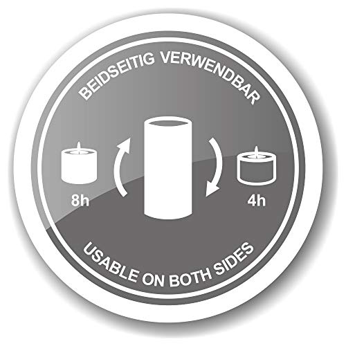 EDZARD Świecznik Cornelius, wysokość 12 cm, Ø 8 cm, świeca permanentna - obrazek 4