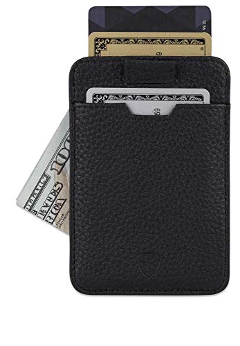 Vaultskin Etui na Karty Skórzane - Portfel Męski z Ochroną RFID, mini - obrazek 7