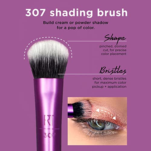 Real Techniques Everyday Eye Essentials Zestaw Pędzli do Makijażu, Fio - obrazek 10
