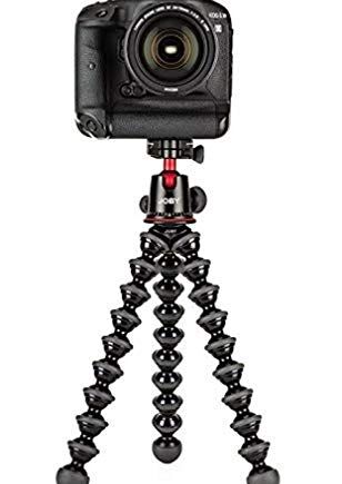 Joby JB01508-BWW GorillaPod 5K Kit flexibles Profi-Stativ (mit Kugelkopf für DSLR-, CSC- und spiegellose Kameras, Traglast bis zu 5 kg), Schwarz/Charcoal