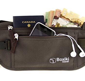 Boxiki Travel Ukryty pasek na pieniądze dla mężczyzn i kobiet - blokuj
