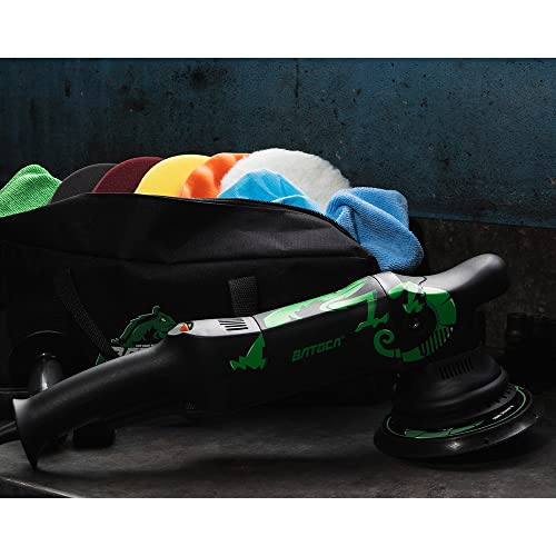 BATOCA 700W Auto Polerka Mimośrodowa,6 Prędkości Zmienna Prędkość,Losowa Ścieżka 21mm,Polerka Rotacyjna,Szlifierka i Polerka,Bogate Akcesoria,Personalizacja (1000-3800 obr/min, Średnica Tarczy 150mm) - obrazek 3