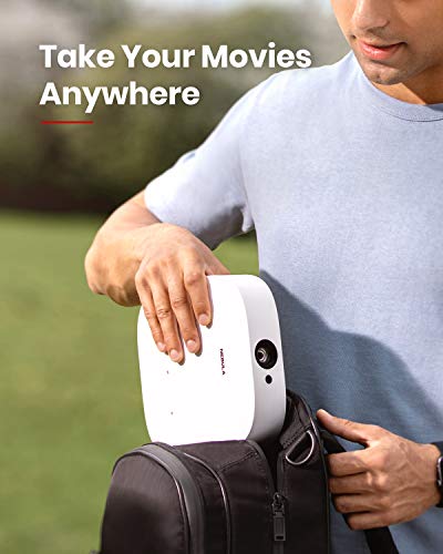 Anker NEBULA przenośny projektor solarny, 1080p, projektor z Dolby Digital Plus, 2 x głośnik 3 W, obsługuje 4K, Android TV, z uchwytem, autofokus, moc akumulatora 3 h, korekcja trapezu, cyfrowy zoom - obrazek 5