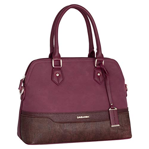 David Jones - Damska Bugatti Torebka - Bowling Torba Skórzana PU - Tot - obrazek 5