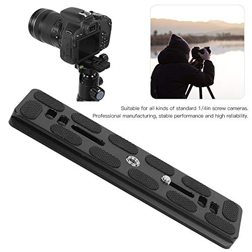 Płytka szybkiego zwalniania 150 mm, system szybkiego zwalniania, płyta QR, adapter śrubowy, adapter mocujący do podstawy aparatu, uchwyt ze śrubą 1/4" do głowicy kulowej Arca Mount - obrazek 8