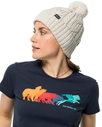 Jack Wolfskin Stormlock czapka z pomponem