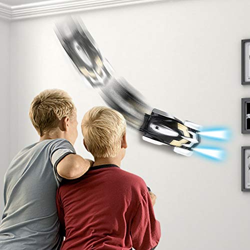 Samochód zdalnie sterowany samochód z funkcją wspinania się na ścianę, podwójny tryb, rotacja 360°, samochód z możliwością ponownego ładowania, zabawka dla dzieci - obrazek 7