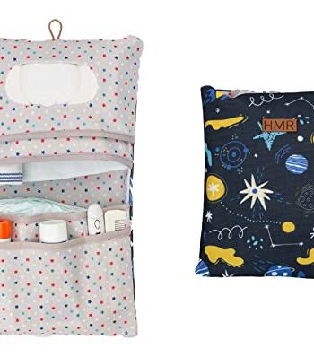 Hamur Home Organizer Kosmetyczka 2w1 Dla Mamy Na Pieluchy Krem Chustec