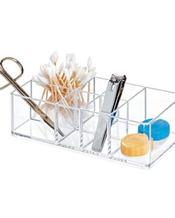 iDesign Med+ Organizer, Przezroczysty, 17.8 x 5.1 x 7.6 cm