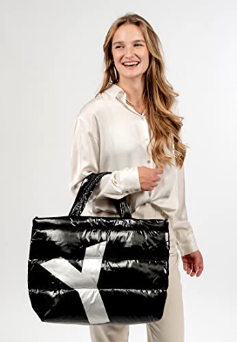 SURI FREY Shopper Melany 13463 damskie torebki dwukolorowe czarne 100 One Size, czarny 100, jeden rozmiar - obrazek 7