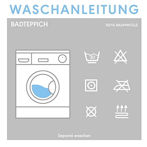 Sealskin Trellis Dywanik Łazienkowy, Czarny, 90 X 60 cm - obrazek 4