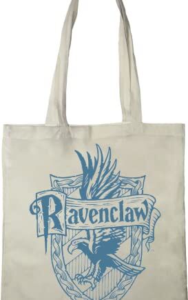 HARRY POTTER TOTE BAG REVENCLAW", REFERENCJA : BWHAPOMBB010, ECRU, 38 X 40 CM
