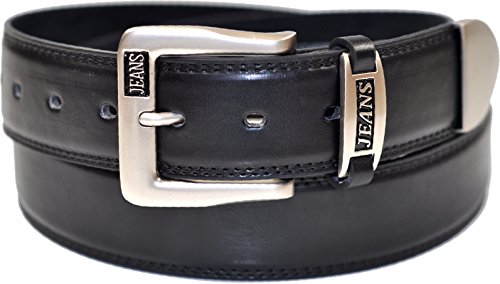 Ossi Męski pasek dżinsowy z podszewką z prawdziwej skóry 38 mm - obrazek 6