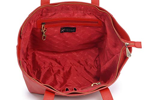 Catwalk Collection Handbags - Damska Duża Torebka Typu Tote Zasuwana - - obrazek 4