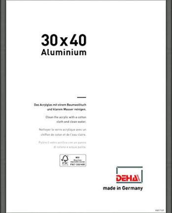 DEHA Design Ramka na zdjęcia Boston, 30x40 cm, Kontrastowy szary