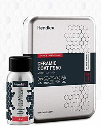 Hendlex CERAMIC COATING FS60 | Nano 9H powłoka hydrofobowa do ochrony lakieru samochodowego... (FS60, 40 ml)